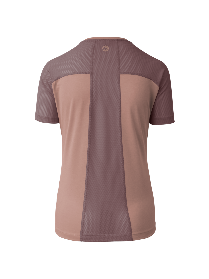 Martini Sportswear - Hillclimb Flex Shirt W - T-Shirts in terrafina-clay - rear view - Women
