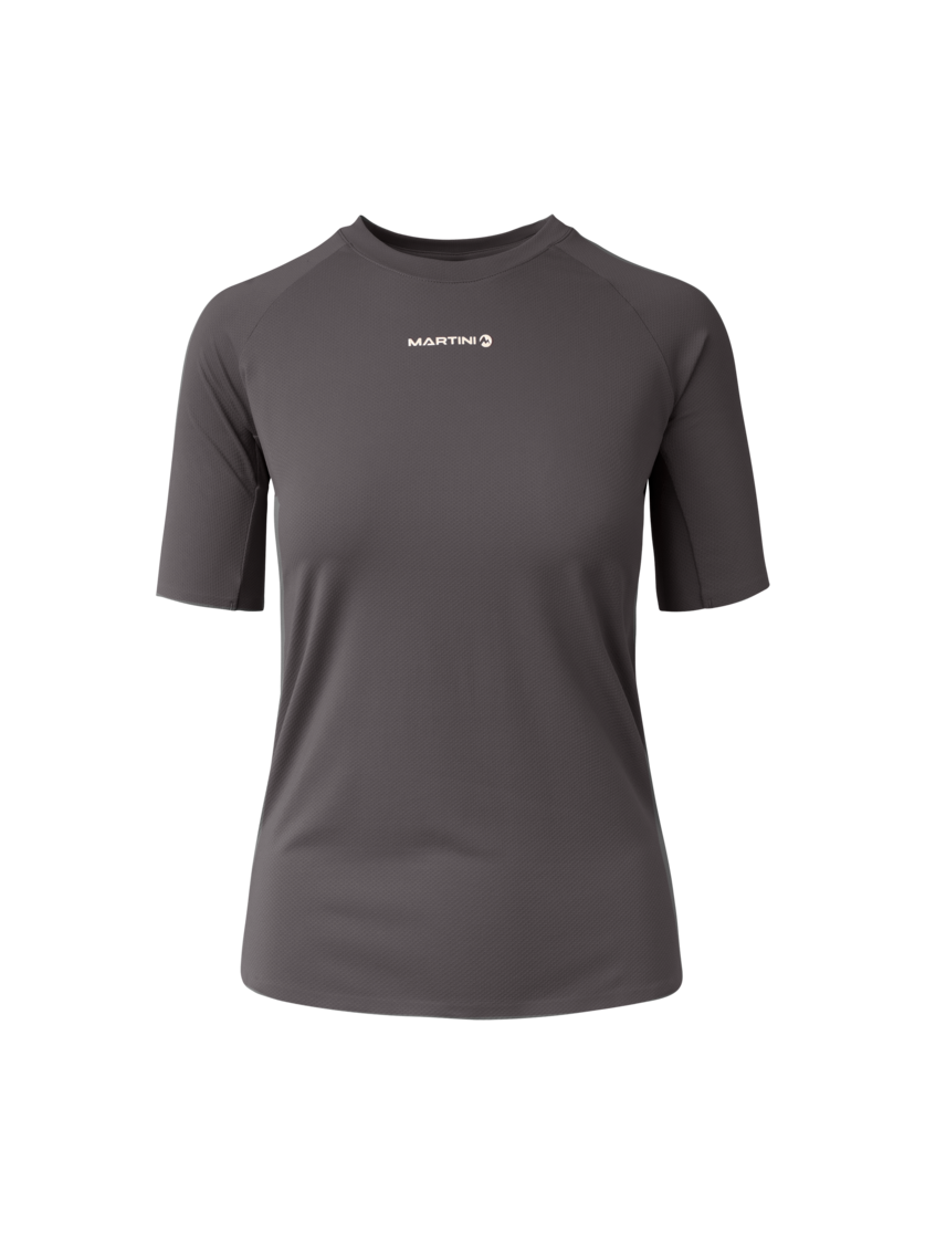 Martini Sportswear - Alpmate Sunray Protec Shirt W - T-Shirts in granite - Vorderansicht - Damen