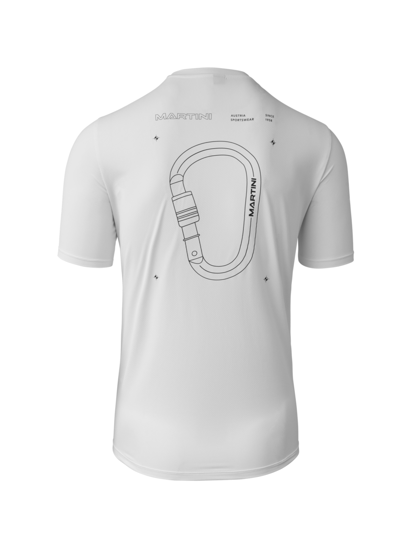 Martini Sportswear - Alpmate ProTec Shirt M - T-Shirts in white - rear view - Men