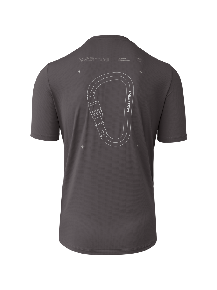 Martini Sportswear - Alpmate ProTec Shirt M - T-Shirts in granite - Rückansicht - Herren