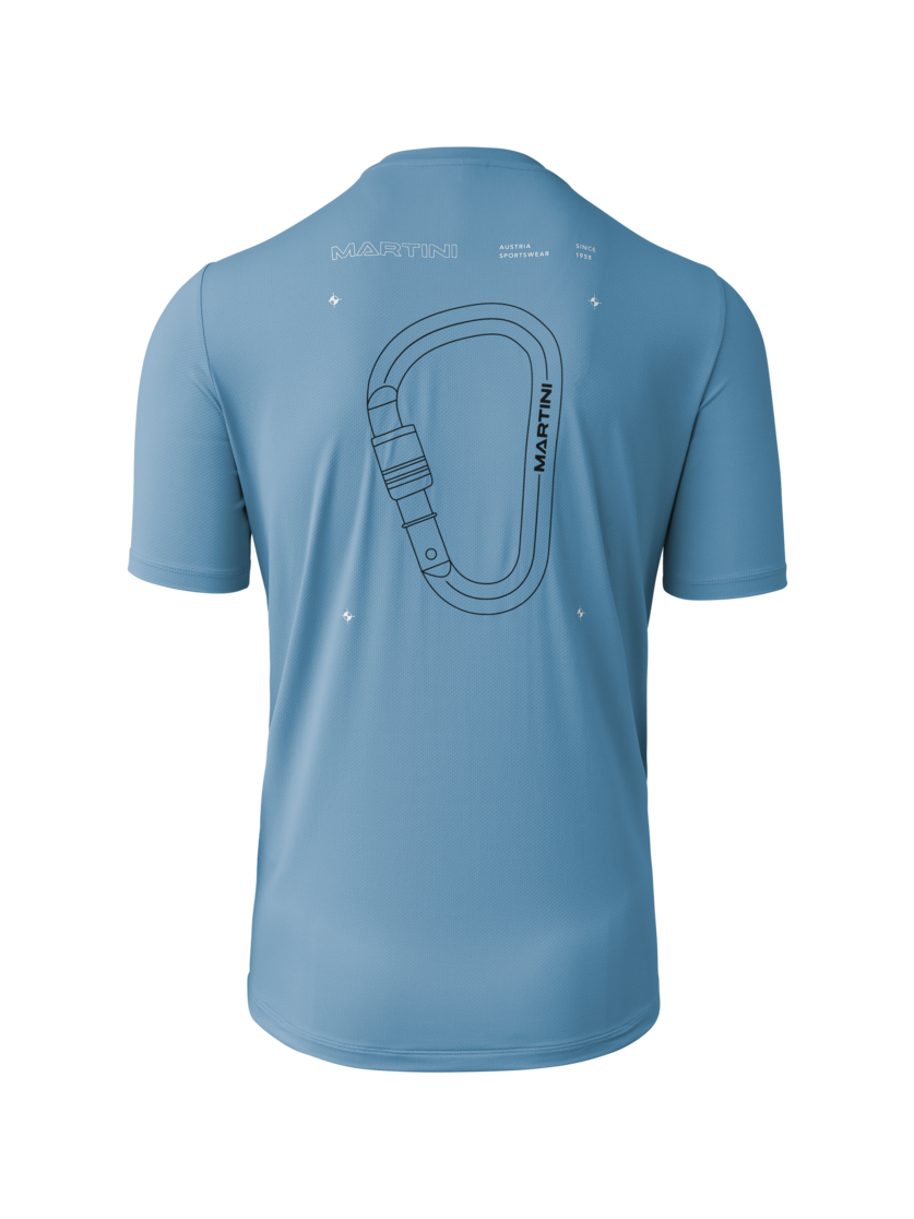 Martini Sportswear - Alpmate ProTec Shirt M - T-Shirts in noon blue - Rückansicht - Herren