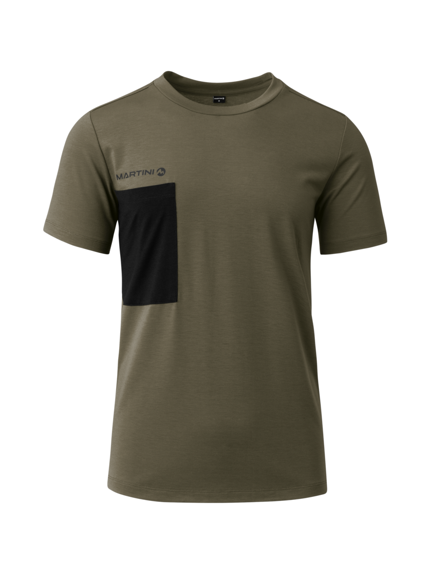 Martini Sportswear - Hillclimb Style Shirt M - T-Shirts in moss-black - Vorderansicht - Herren