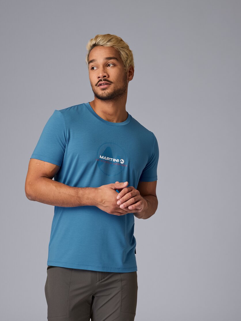 Martini Sportswear - Neverrest Shirt M - T-Shirts in white-fiery - Vorderansicht Model - Herren