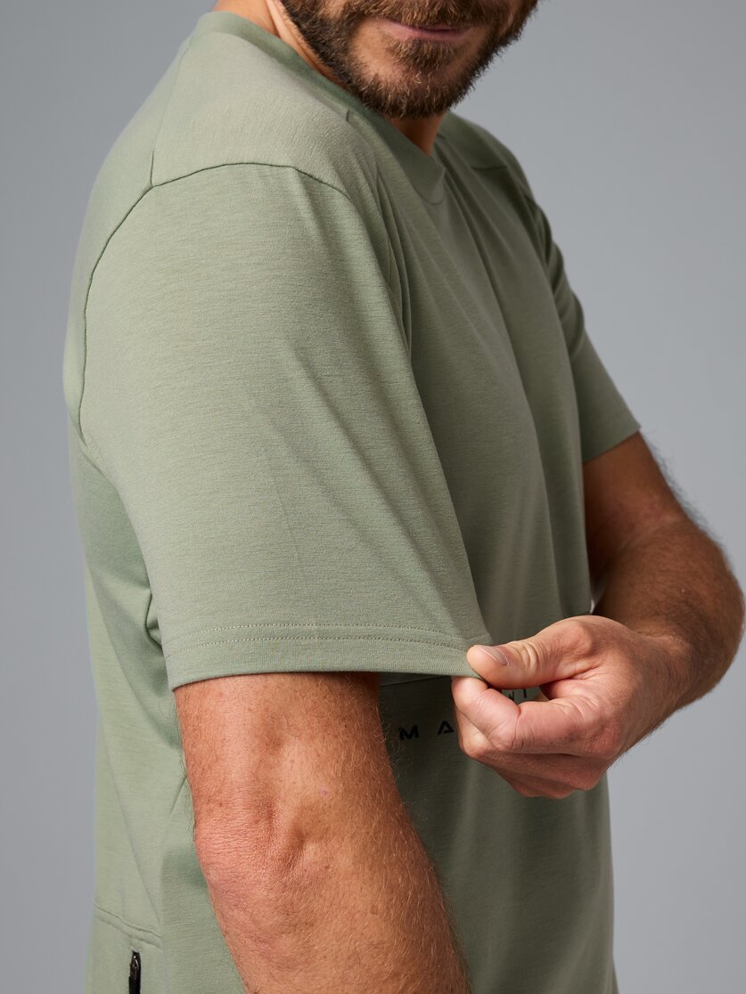 Martini Sportswear - Flowtrail Hike n Bike Shirt M - T-Shirts in tendril - Detail 3 - Herren
