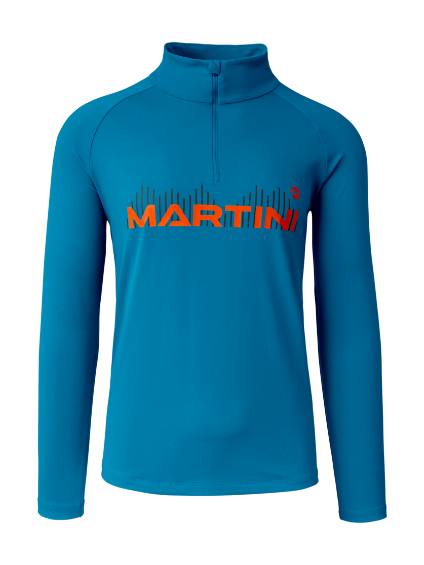 Martini Sportswear - Fullforce Halfzip Shirt M - Maglie a maniche lunghe in imperial-lava - vista frontale - Uomo
