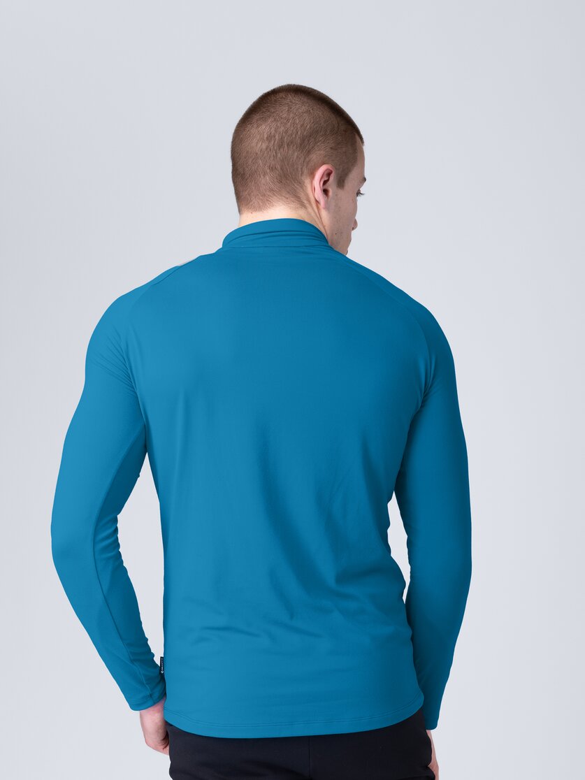Martini Sportswear - Fullforce Halfzip Shirt M - Maglie a maniche lunghe in imperial-lava - vista laterale modello - Uomo