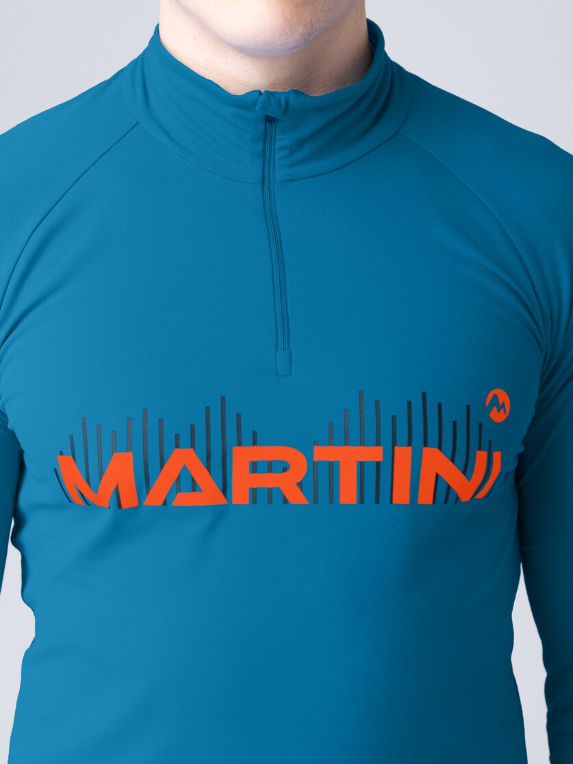 Martini Sportswear - Fullforce Halfzip Shirt M - Maglie a maniche lunghe in imperial-lava - Dettaglio 1 - Uomo