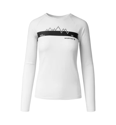 Martini Sportswear - Horizon Shirt W - Langarmshirts in white - Vorderansicht - Damen