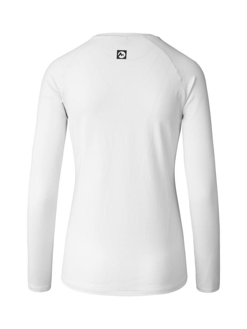 Martini Sportswear - Horizon Shirt W - Langarmshirts in white - Rückansicht - Damen