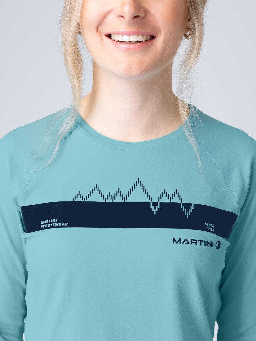 Martini Sportswear - Horizon Shirt W - Langarmshirts in fairy tale - Detail 2 - Damen
