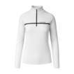 Martini Sportswear - Desire Halfzip Shirt W - Langarmshirts in white - Vorderansicht - Damen