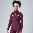 Martini Sportswear - Desire Halfzip Shirt W - Langarmshirts in fairy tale - Vorderansicht Model - Damen