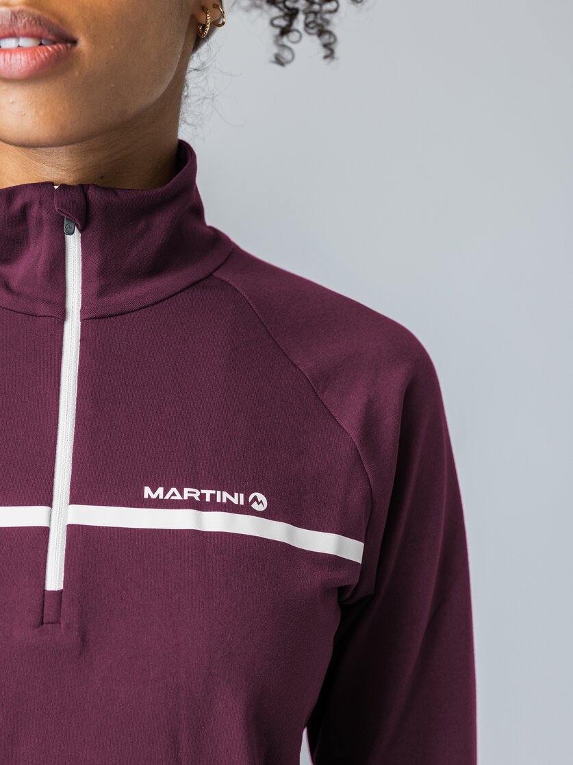 Martini Sportswear - Desire Halfzip Shirt W - Longsleeves in fairy tale - Detail 1 - Women