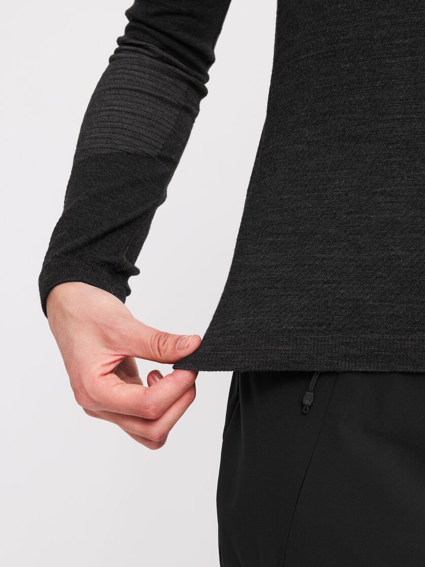 Martini Sportswear - Argon Halfzip Shirt W - Maglie a maniche lunghe in black - Dettaglio 3 - Donna