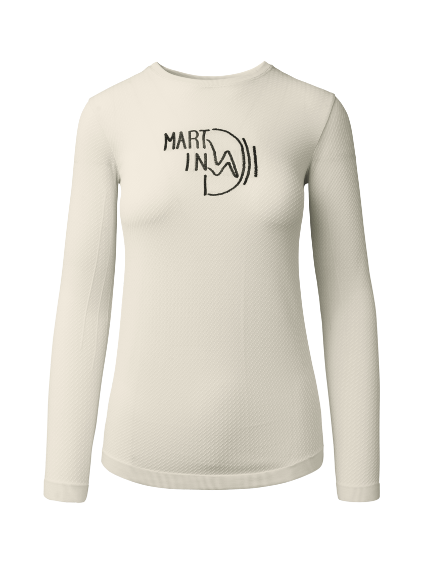 Martini Sportswear - Desire Shirt W - Langarmshirts in off white - Vorderansicht - Damen