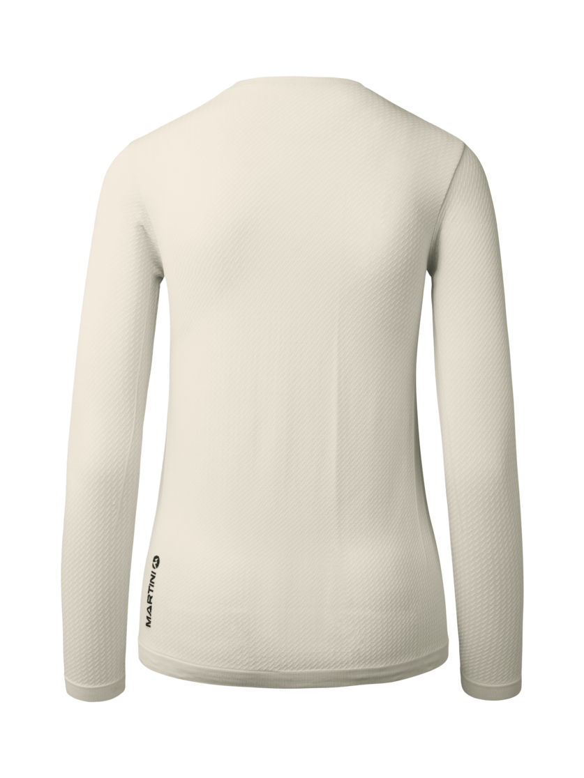 Martini Sportswear - Desire Shirt W - Langarmshirts in off white - Rückansicht - Damen
