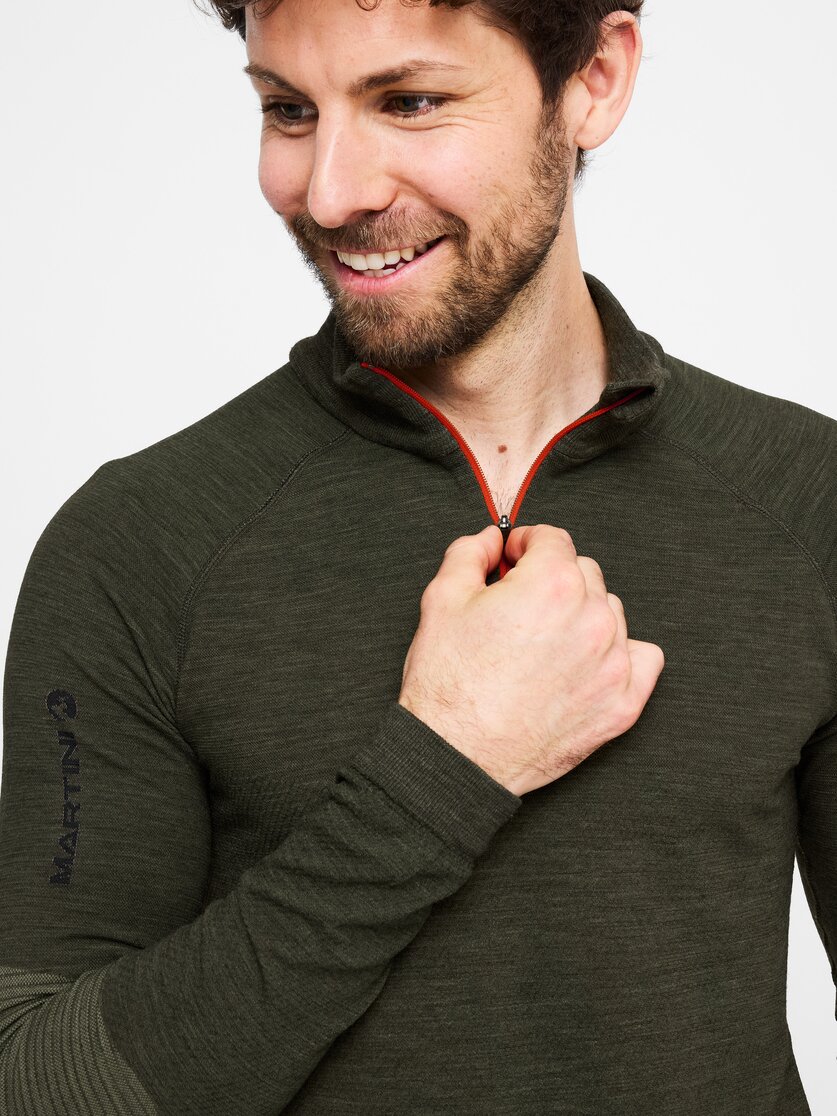Martini Sportswear - Argon Halfzip Shirt M - Langarmshirts in true navy - Detail 1 - Herren
