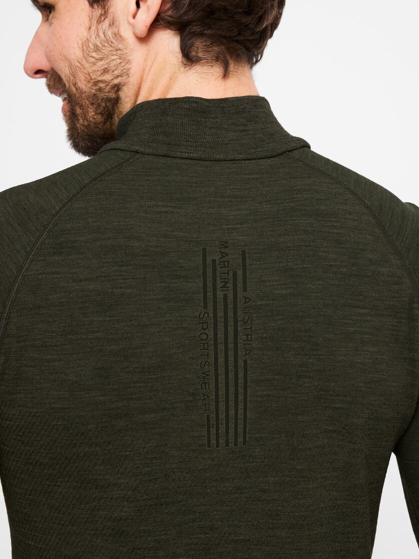 Martini Sportswear - Argon Halfzip Shirt M - Langarmshirts in true navy - Detail 3 - Herren