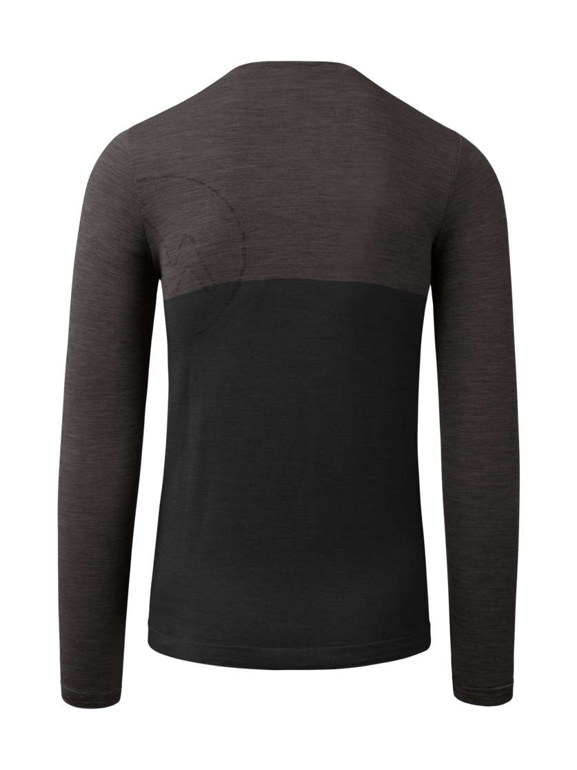Martini Sportswear - Giro Shirt M - Maglie a maniche lunghe in black-granite - vista posteriore - Uomo