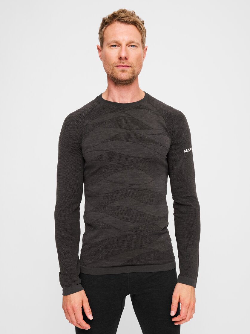 Martini Sportswear - Uwear Shirt M - Underwear in dark blue-true navy - front view model - Men