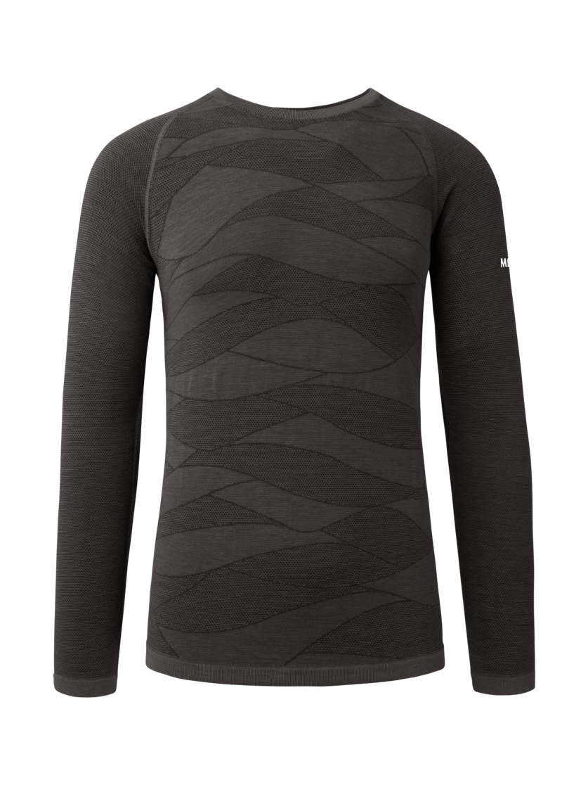 Martini Sportswear - Uwear Shirt M - Underwear in granite-black - front view - Men