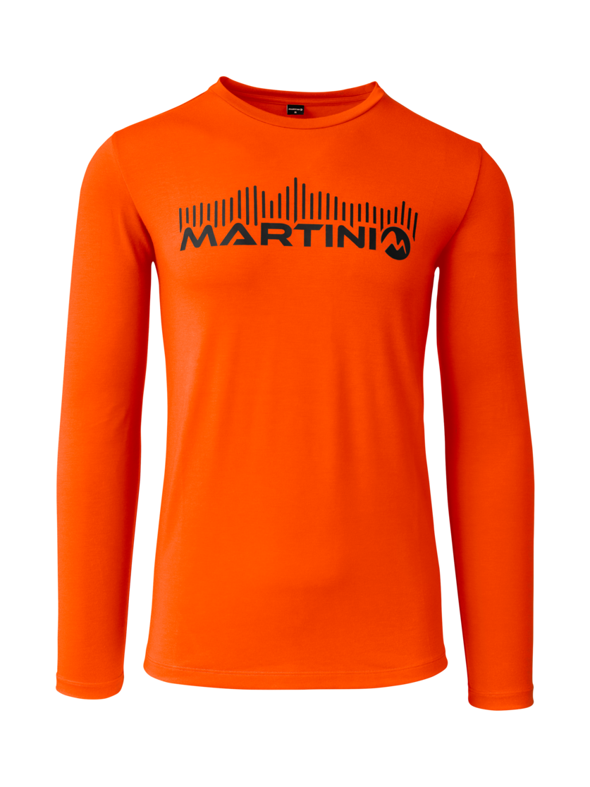 Martini Sportswear - Peakpower Shirt M - Maglie a maniche lunghe in lava - vista frontale - Uomo