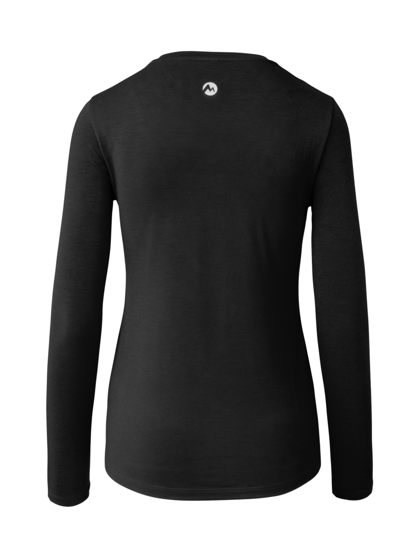 Martini Sportswear - Recharge Shirt W - Langarmshirts in black - Rückansicht - Damen
