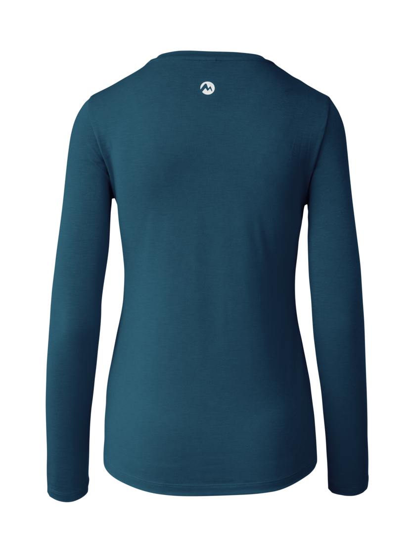 Martini Sportswear - Recharge Shirt W - Longsleeves in poseidon - rear view - Women