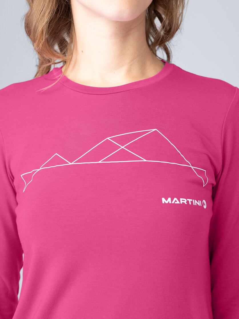 Martini Sportswear - Recharge Shirt W - Longsleeves in mosstone - Detail 2 - Women