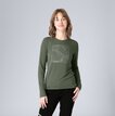Martini Sportswear - Yalca Shirt W - Longsleeves in mosstone - front view model - Women