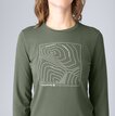 Martini Sportswear - Yalca Shirt W - Longsleeves in mosstone - Detail 1 - Women