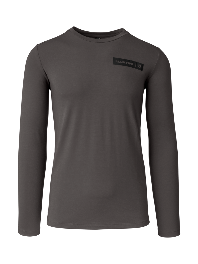 Martini Sportswear - Argon Shirt M - Longsleeves in steel - front view - Men