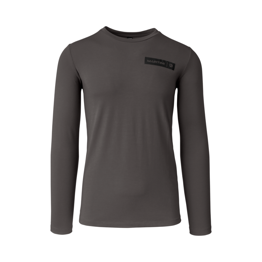 Martini Sportswear - Argon Shirt M - Maglie a maniche lunghe in steel - vista frontale - Uomo