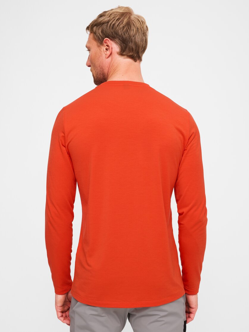 Martini Sportswear - Wildtrack Shirt M - Langarmshirts in black-white - Rückansicht Model - Herren