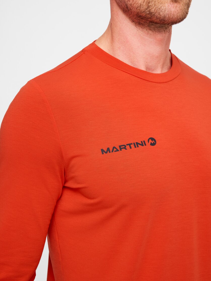 Martini Sportswear - Wildtrack Shirt M - Langarmshirts in black-white - Detail 2 - Herren