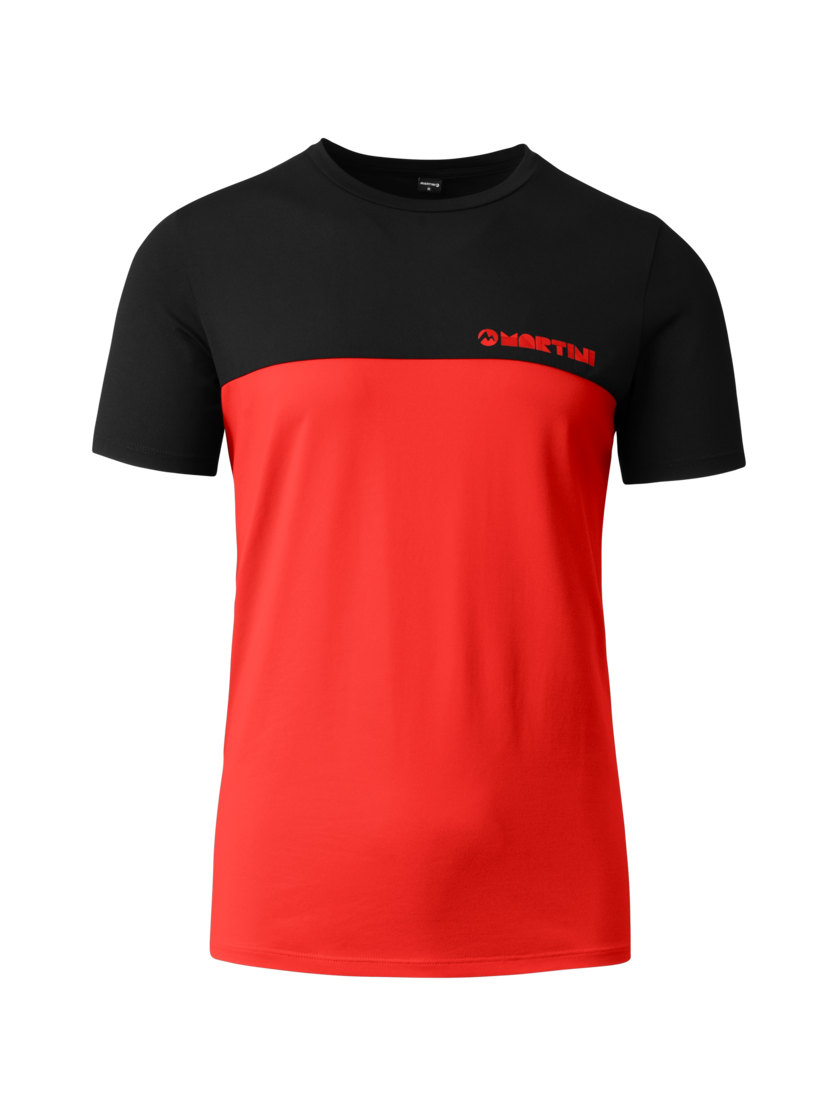 Martini Sportswear - Highventure Shirt M - T-Shirts in fiery-black - Vorderansicht - Herren