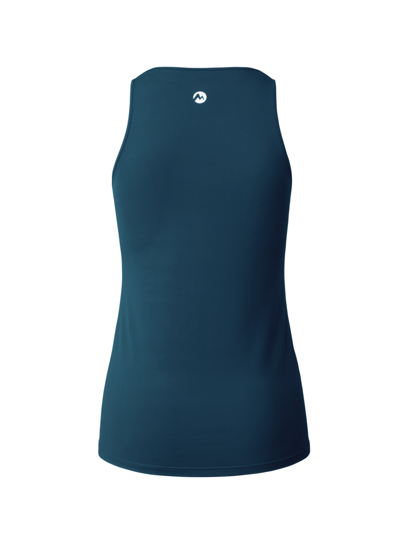 Martini Sportswear - Hillclimb Sleeveless Shirt W - Tops in moss-poseidon - Rückansicht - Damen