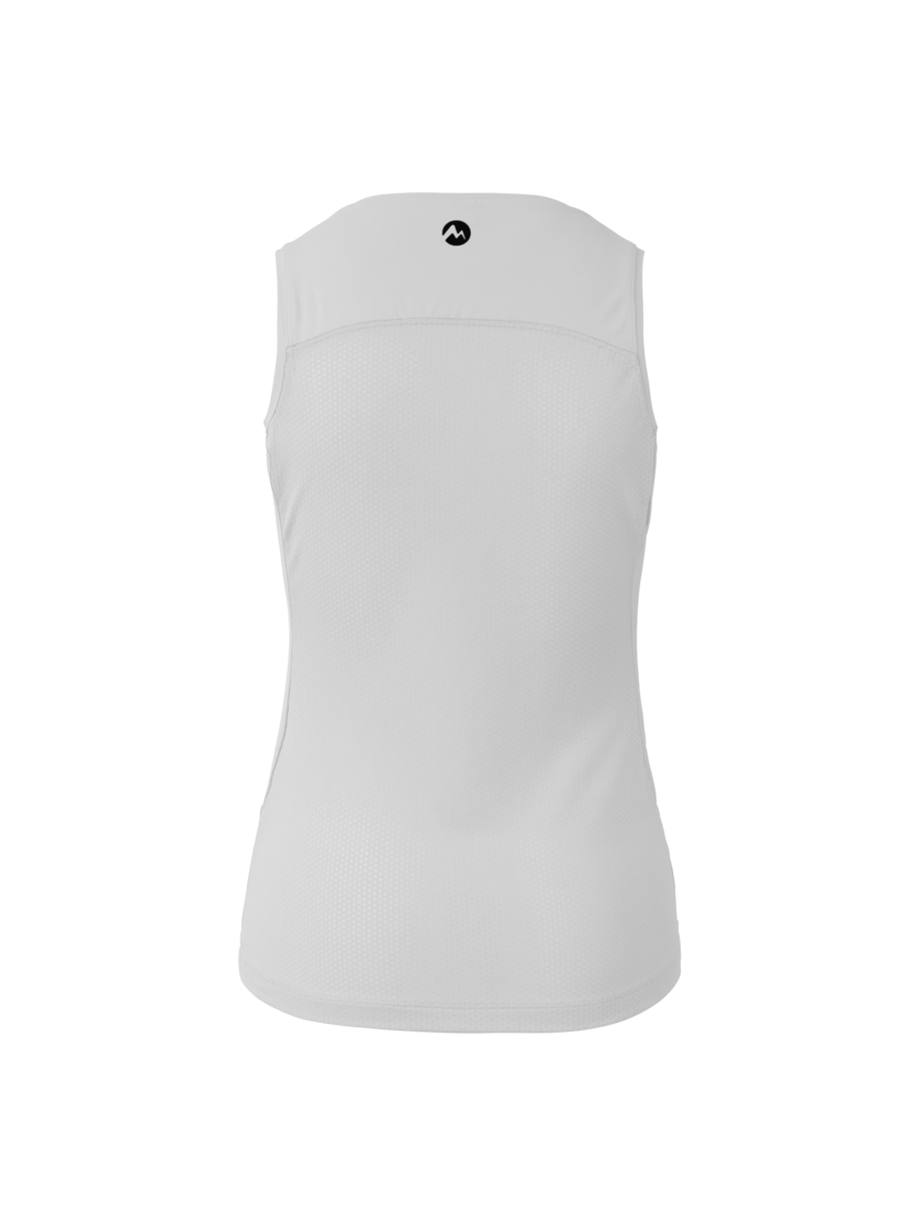 Martini Sportswear - Alpmate Drive Tanktop W - Tops in white - vista posteriore - Donna