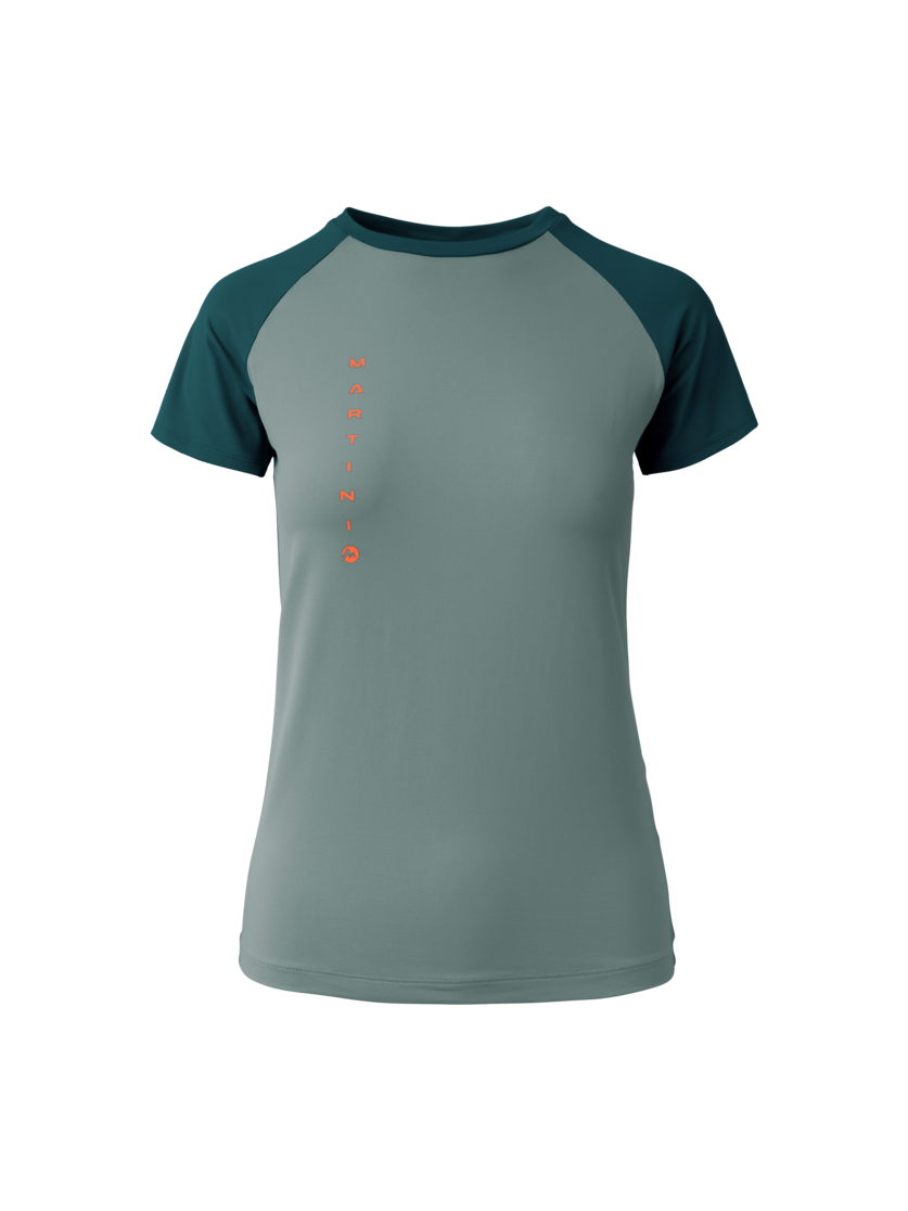 Martini Sportswear - Hillclimb Race Shirt W - T-Shirts in misty blue-seaport - vista frontale - Donna