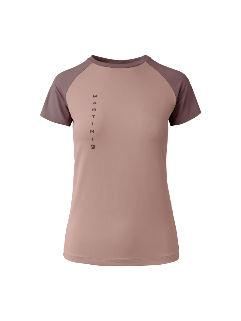 Martini Sportswear - Hillclimb Race Shirt W - T-Shirts in terrafina-clay - vista frontale - Donna
