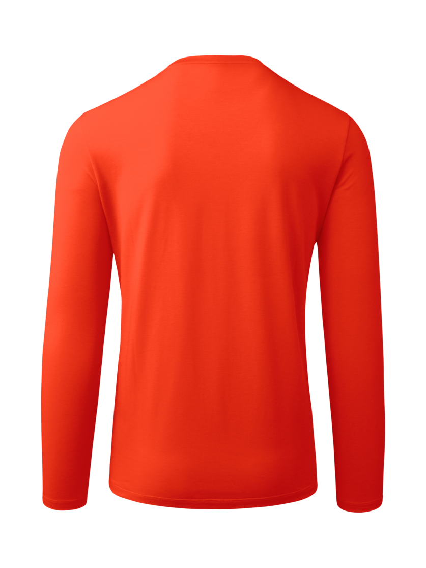 Martini Sportswear - Wildtrack Shirt M - Langarmshirts in lava-black - Rückansicht - Herren