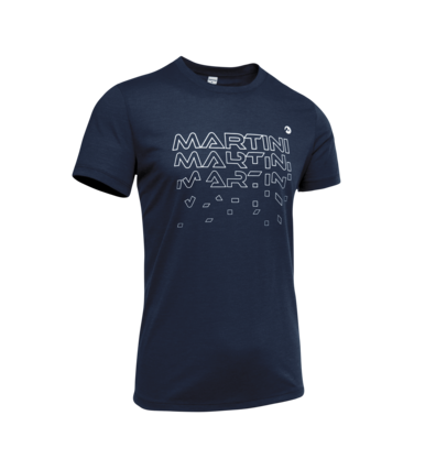 Martini Sportswear - ACTUS - T-Shirts in Dark Blue - front view - Men