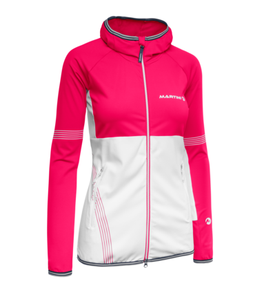 Martini Sportswear - EVERBEST - Midlayers in pink-white - front view - Women