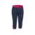Martini Sportswear - TRAIL - Capri pants in darkblue-pink - front view - Women