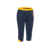 Martini Sportswear - TRAIL - Capri pants in darkblue-sunny yellow - front view - Women