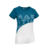 Martini Sportswear - MOTION - T-Shirts in oceanblue-white - front view - Women