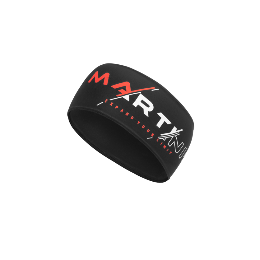Martini Sportswear - FEEL GOOD_S223 - Headbands in black-hot fire - front view - Unisex