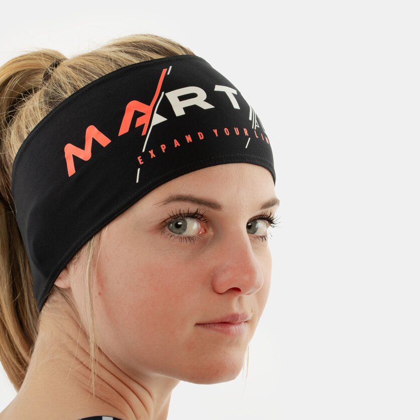 Martini Sportswear - FEEL GOOD_S223 - Headbands in black-hot fire - Detail 1 - Unisex